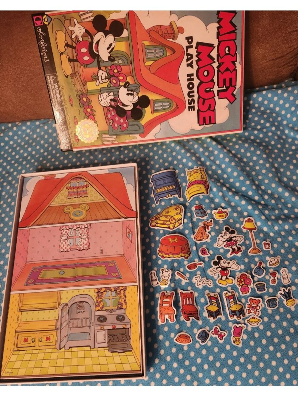 Mickey Mouse Play House Colorforms Set - Picture 2 of 3